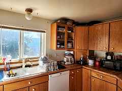 kitchen sink and cabinets