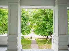 Front porch to street