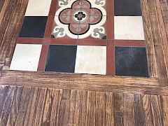 Tile Pattern in keeping with the look of the Edwardian time period