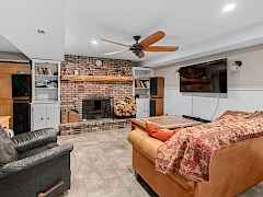 Basement Fireplace