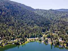 Aerial of Deep Lake